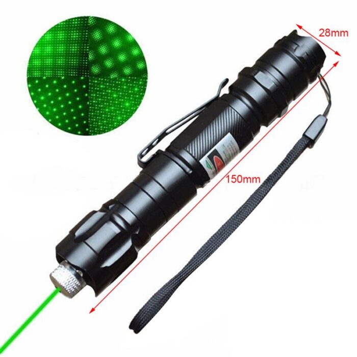 Powerful Green/Red Laser Pointer - Clip - Image 2